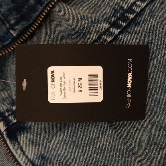 Denim bomber jacket - Picture 4 of 4